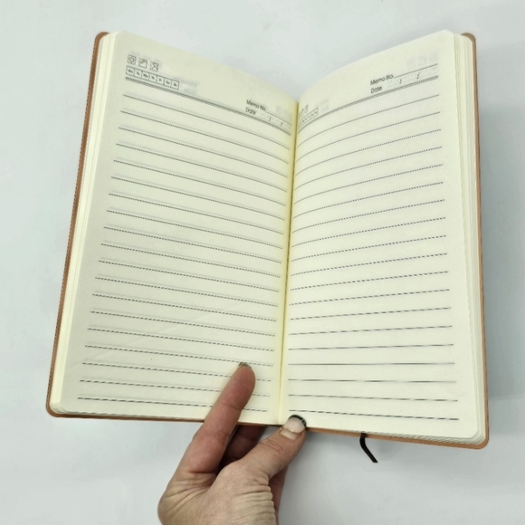 Tree of Life Faux Leather Journal Bamboo Pen Inspirational Bookmark Set Blue - Picture 5 of 12